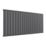 Reina Flat Single 600mm x 1402mm 3361BTU Anthracite Horizontal Designer Radiator