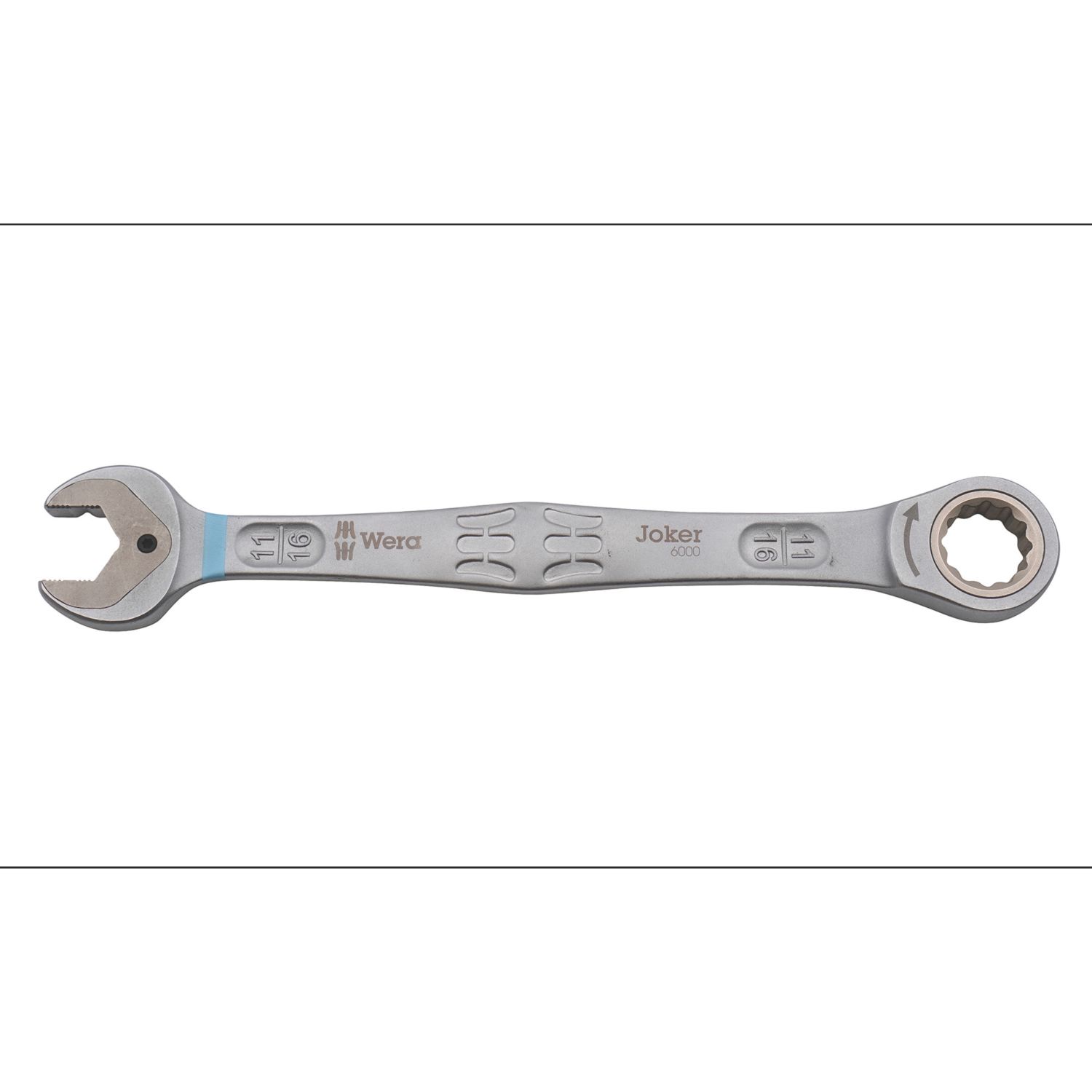 Wera 6000 Joker Combination Ratchet Spanner 11/16" (909FU)