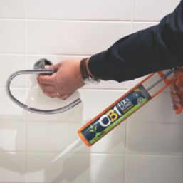 OB1 Bio-Based Fix & Bond Solvent-Free Grab Adhesive White 310ml