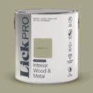 LickPro 2.5Ltr Green 21 Satin Water-Based Trim Paint