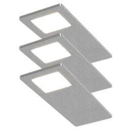 Sensio Astro Pro Rectangular LED Under Cabinet Lights Aluminium 14.4W 240-270lm 3 Pack
