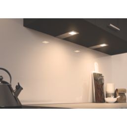Sensio Astro Pro Rectangular LED Under Cabinet Lights Aluminium 14.4W 240-270lm 3 Pack