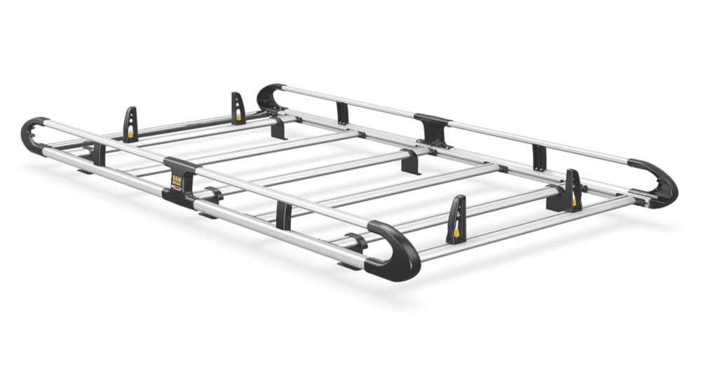Van Guard  Renault Kangoo 2009 on Roof Rack - 6-bar ULTIRack+ L3 H1 Twin Door