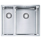 Franke Bari 1.5 Bowl Stainless Steel Kitchen Sink 560mm x 200mm