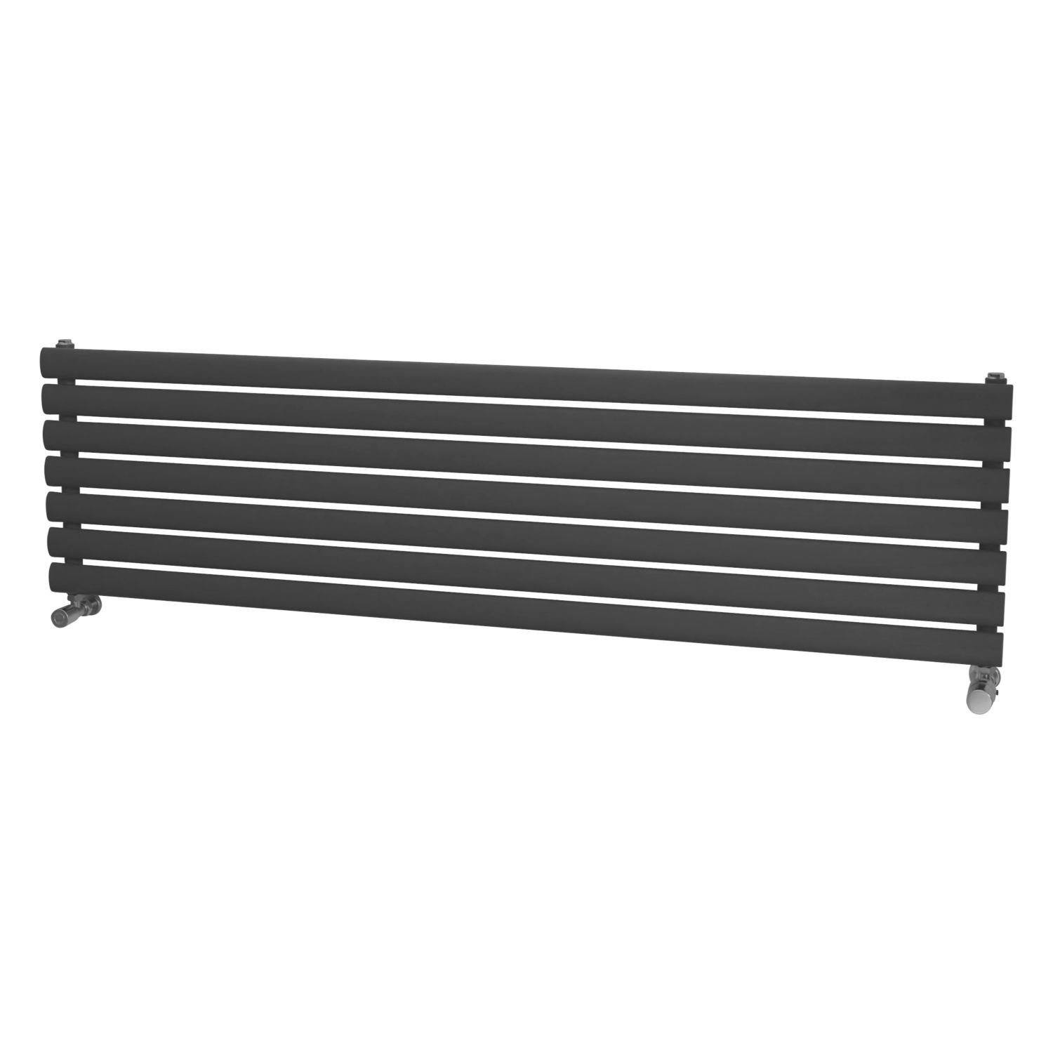 Ximax Fortuna 410mm x 1500mm 2300BTU Anthracite Horizontal Designer Radiator (909TR)