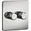 Knightsbridge  2-Gang 2-Way LED Dimmer Switch  Polished Chrome