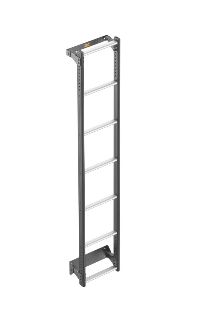 Van Guard VGL7-05 Citroen Relay 2006 on 7-Treads ULTI Rear Door Ladder for H2 & H3 1860mm