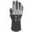 Wonder Grip WG-555 Duo  Gloves Black/White Medium