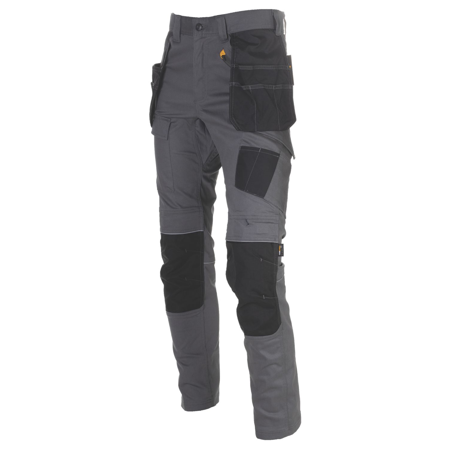 CAT Stretch Pocket Work Trousers Grey 34" W 32" L (909VT)