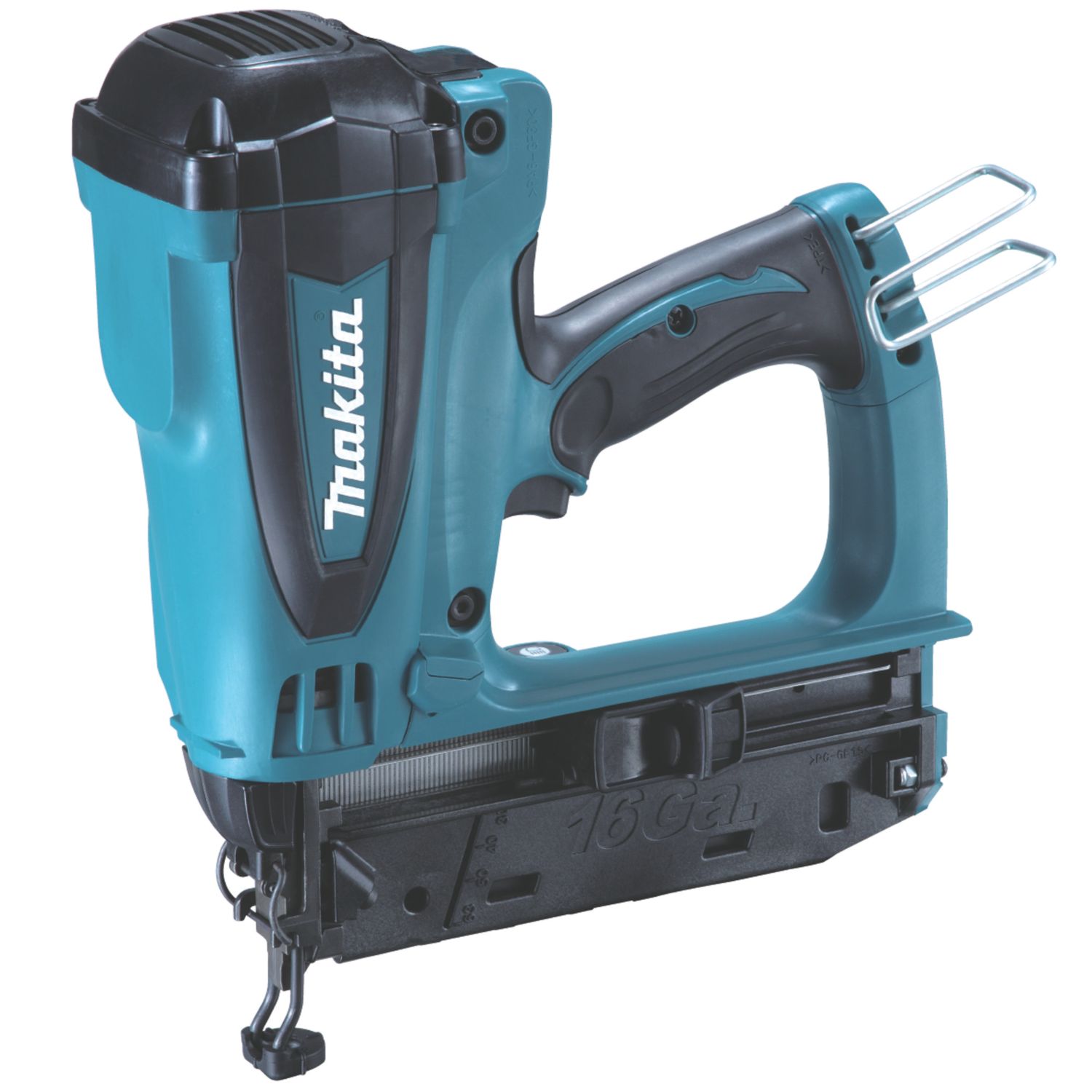 Makita GF600SE 65mm 7.2V 2 x 1.0Ah Li-Ion Second Fix Cordless Gas Nail Gun (909XJ)
