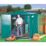 Asgard Gladiator Plus 2 7' 6" x 14' 6" (Nominal) Apex Metal Shed Green