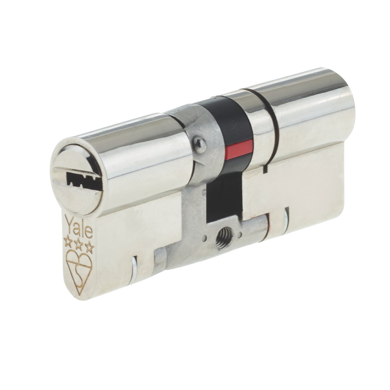 Yale Fire Rated 3 Star Double Platinum Euro Profile Cylinder 35-35 (70mm) Nickel (9103T)