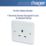 Hager Sollysta WMS81 13A 1-Gang Unswitched Socket White with White Inserts