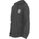 Hard Yakka Heritage Icon Lightweight  Hooded Sweatshirt Charcoal Large 30" Chest