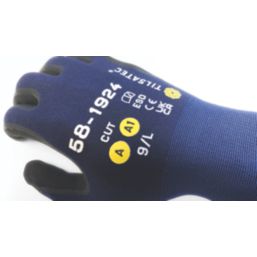 Tilsatec  ESD Gloves Blue / Black Large 1 Pair