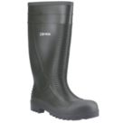 Centek  Size 11  Green Steel Toe Cap Safety Wellies