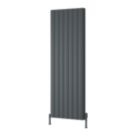 Reina Loco Double 1800mm x 660mm 7170BTU Anthracite Vertical Designer Radiator