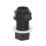FloPlast Overflow Tank Connector Black 21.5mm 5 Pack