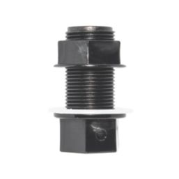 FloPlast Overflow Tank Connector Black 21.5mm 5 Pack