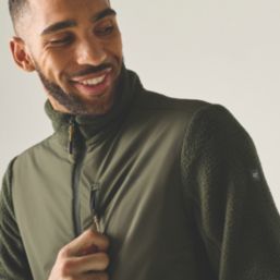 Regatta Morran Full Zip Fleece Dark Khaki  Large 41-42" Chest