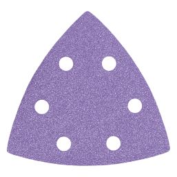 Trend  AB/OSC/240A 240 Grit 6-Hole Punched Multi-Material Abrasive Sanding Sheets 93mm x 93mm 10 Pack