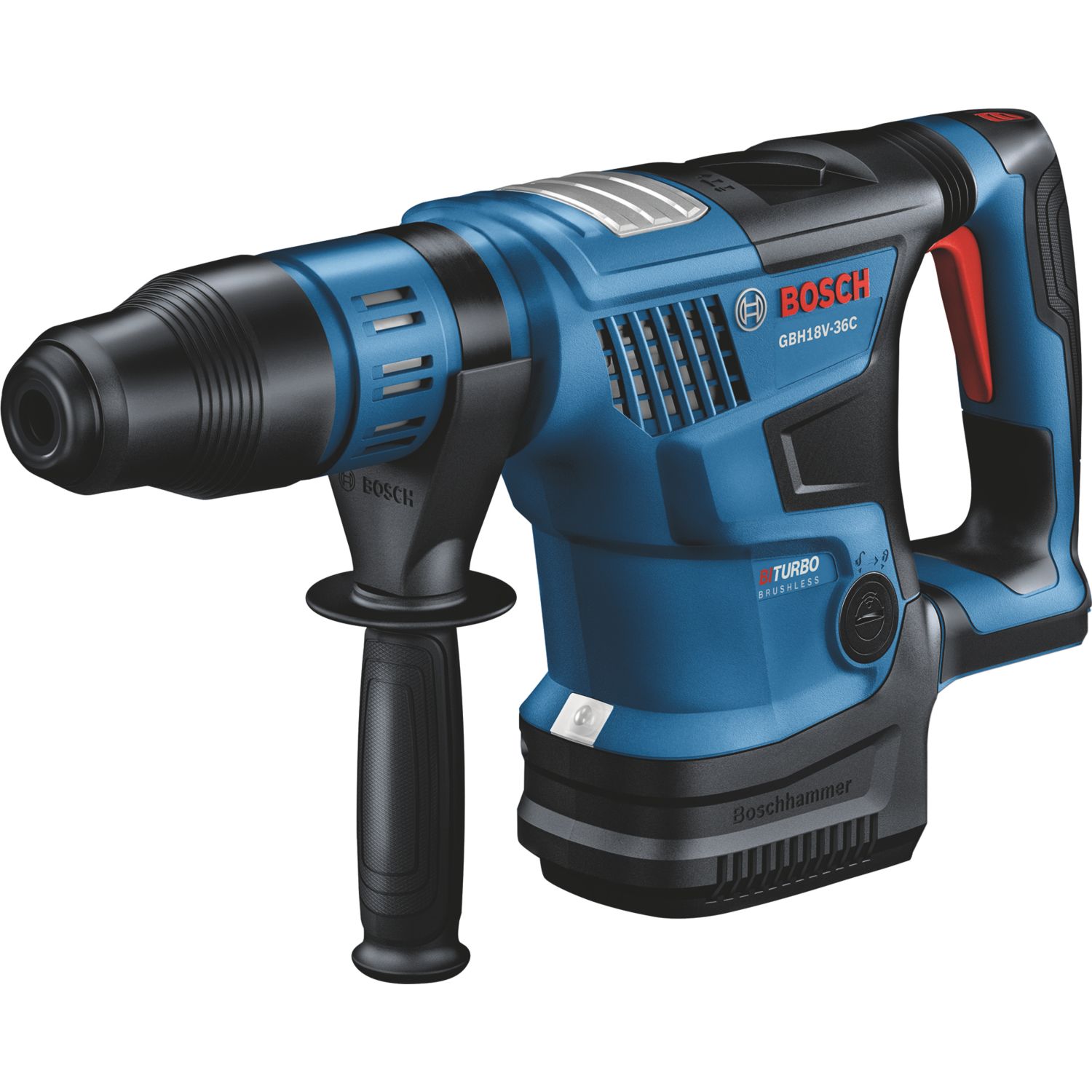 Bosch GBH 18V-36 C 5.1kg 18V Li-Ion CoolPack Brushless Cordless BITURBO Rotary Hammer Drill with SDS Max - Bare (910RT)