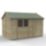 Forest Timberdale 12' x 8' 6" (Nominal) Reverse Apex Tongue & Groove Timber Shed