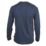CAT Trademark Banner Long Sleeve T-Shirt Blue/Yellow Large 42-44" Chest