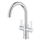 Grohe Start Twin Lever Mono Mixer Chrome
