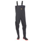 Amblers Danube Size 6.5  Black Safety Chest Waders