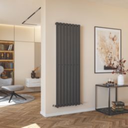 Azur Ilios 1800mm x 600mm 3952BTU Anthracite Vertical Designer Radiator