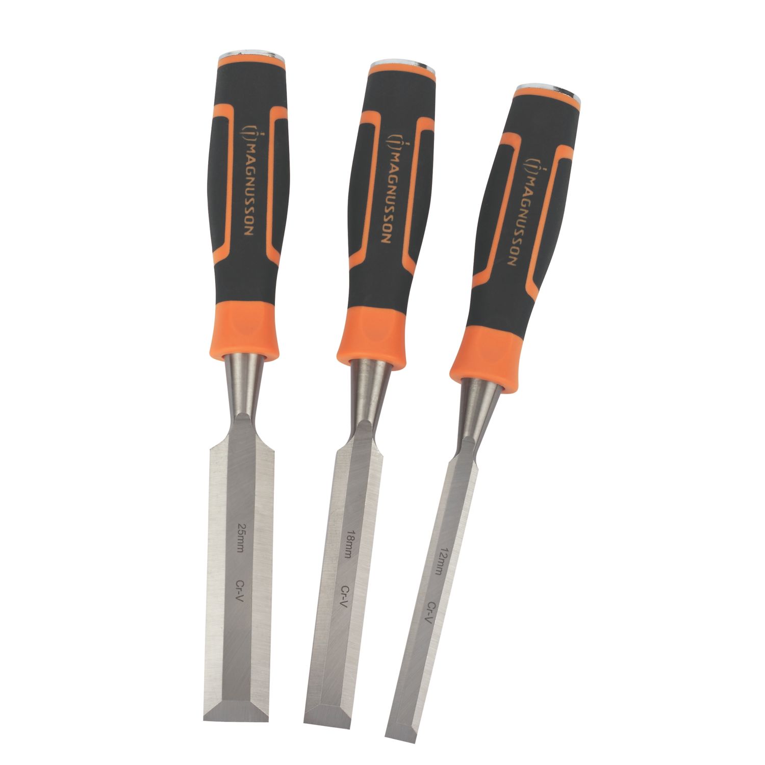Magnusson Bevel Edge Wood Chisel Set 3 Pieces (9114V)