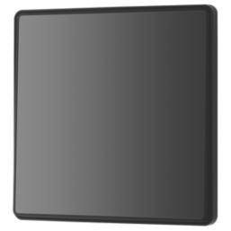 British General Evolve 20A 16AX 1-Gang 2-Way Light Switch  Black Chrome