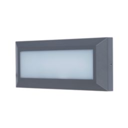 Lutec Helena Outdoor LED Brick Light Wall-Mounted Dark Grey 10.2W 850lm