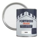 Fortress Trade  1Ltr White Matt  Interior & Exterior Multi Surface Primer Undercoat