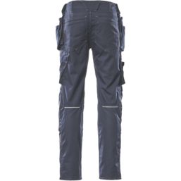 Mascot Kassel Unique Work Trousers Dark Navy 42.5" W 32" L