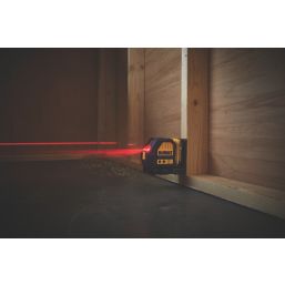 DeWalt DCE088D1R-GB 12V 1 x 2.0Ah Li-Ion XR Red Self-Levelling Cross-Line Laser Level