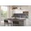 Wilsonart Options Plus Marquina Matt Black Marble Effect Laminate Breakfast Bar 4100mm x 900mm x 38mm