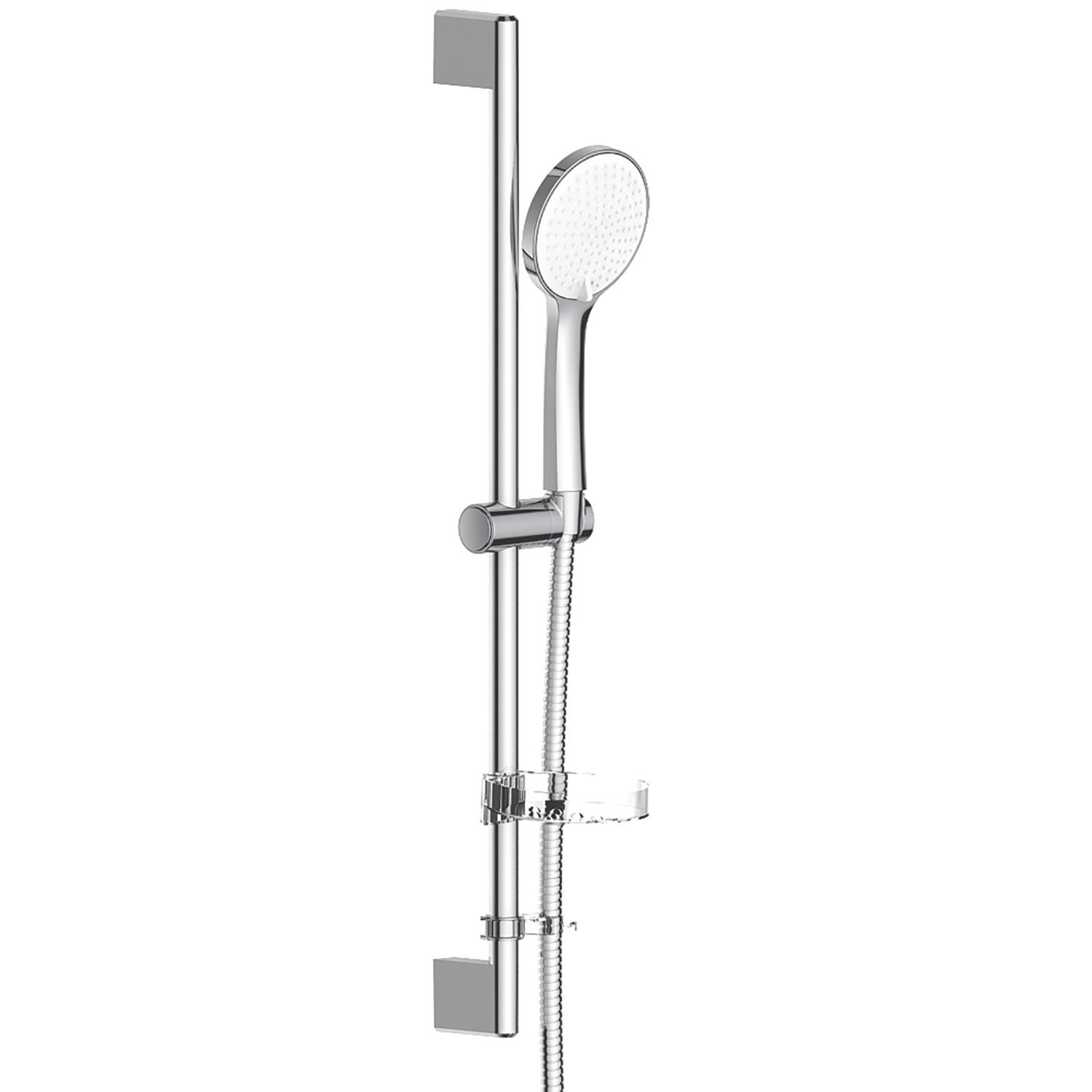 Swirl Solent Riser Rail Set Chrome (911PG)