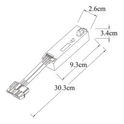 Lexco Alrai Indoor White Microwave Motion Sensor 360°