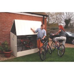 Trimetals bicycle 2024 storage shed