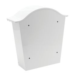 Burg-Wachter Classic Post Box White Powder-Coated