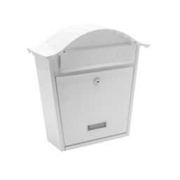 Burg-Wachter Classic Post Box White Powder-Coated