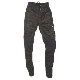 CAT Dynamic Work Trousers Night Camo 34" W 32" L