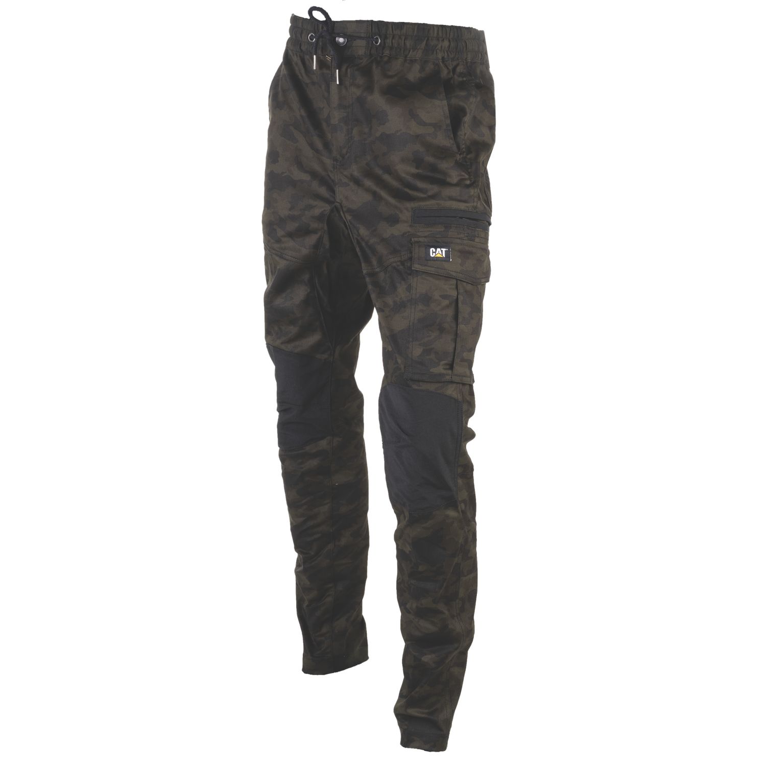 CAT Dynamic Work Trousers Night Camo 34" W 32" L (911VT)