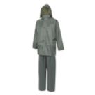 Site Gambrill Water-Repellent Rain Suit Green X Large 54" Chest