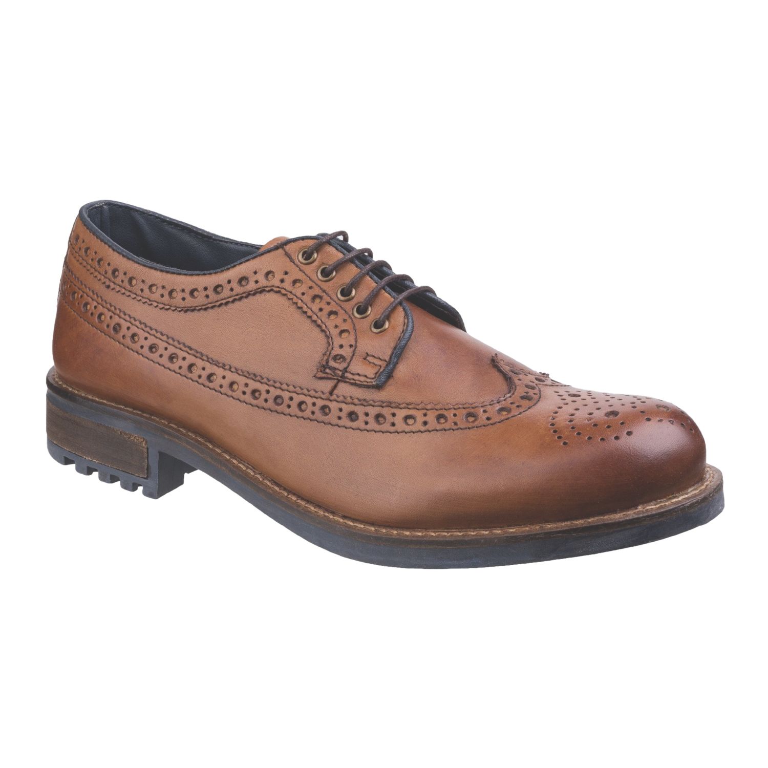 Cotswold Poplar Brogue Size 12 Camel Non Safety Shoes (911XW)