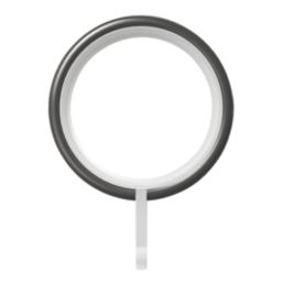 Rothley Gunmetal Steel Curtain Rings
 28mm 10 Pack
