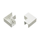 Tower  Flat Trunking Angle 16mm x 16mm 2 Pack