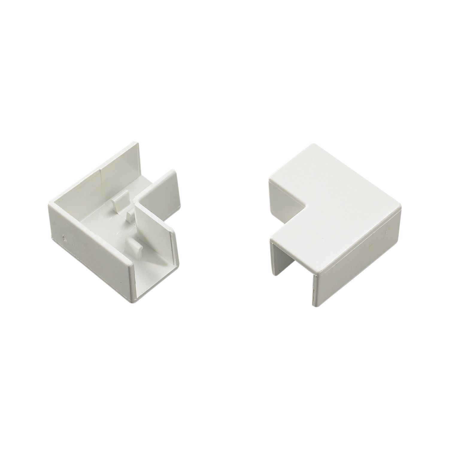 Tower Flat Trunking Angle 16mm x 16mm 2 Pack (91261)